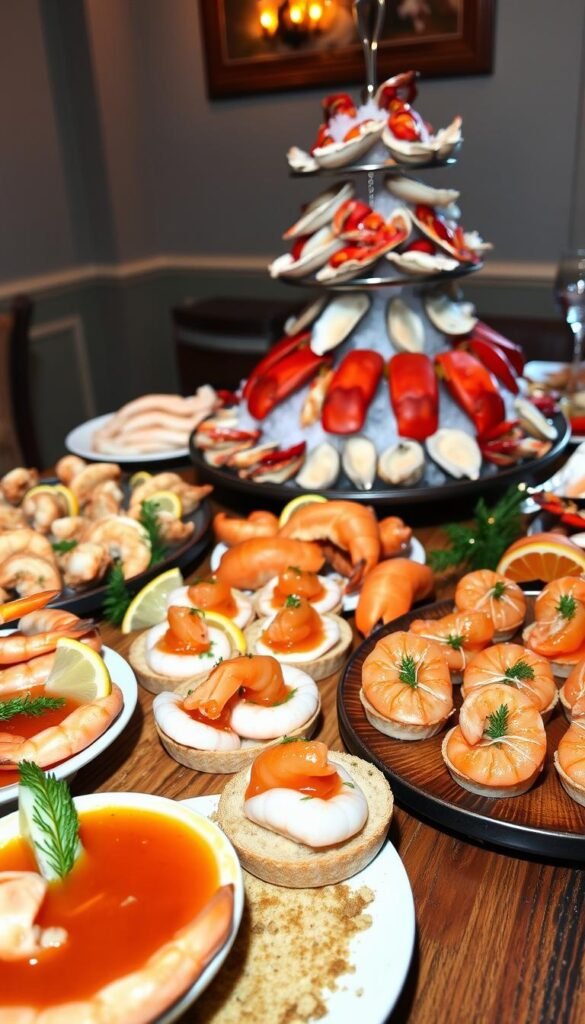 seafood Christmas appetizers