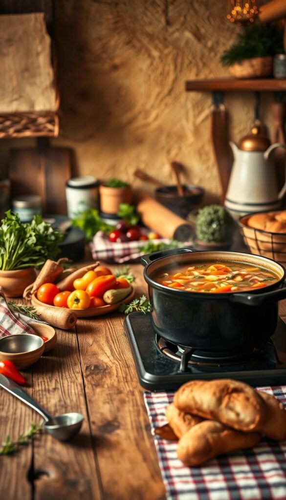 seasonal Dutch oven soups