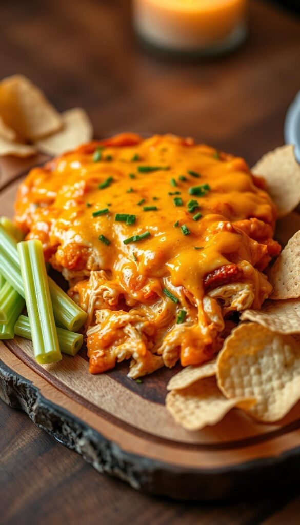 spicy buffalo chicken dip