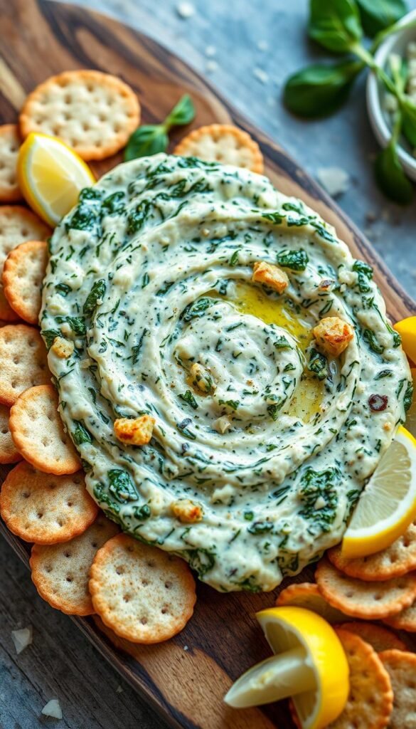 spinach artichoke cold dip
