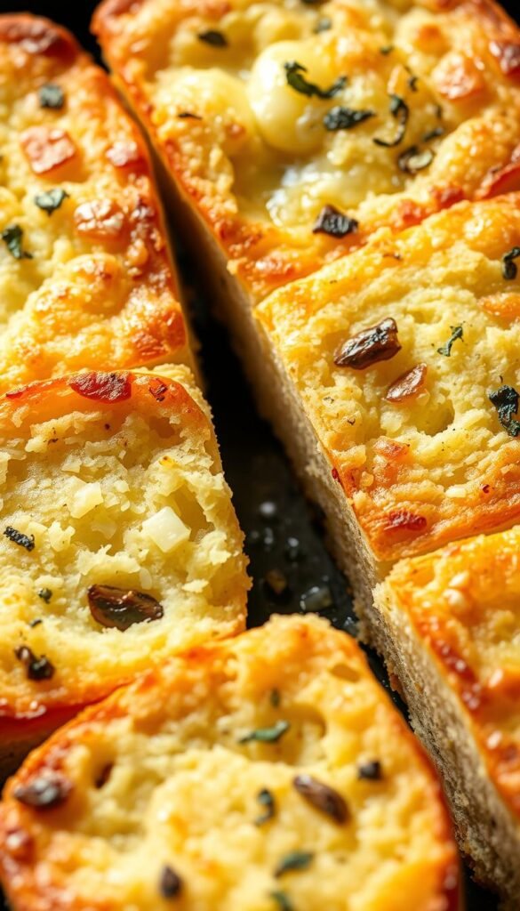 stovetop garlic bread