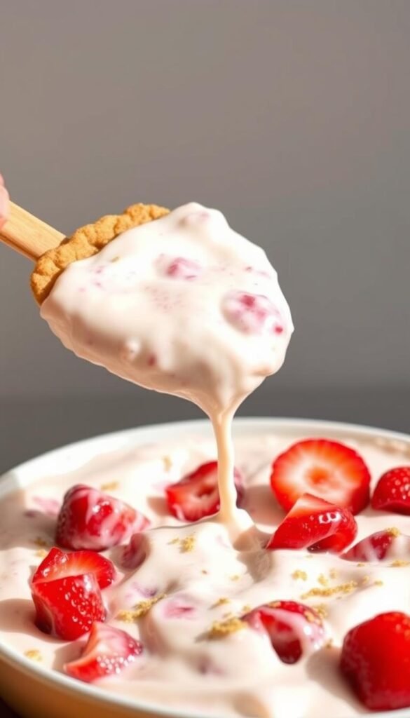 strawberry cheesecake dip
