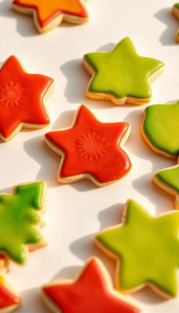 sugar cookies with royal icing