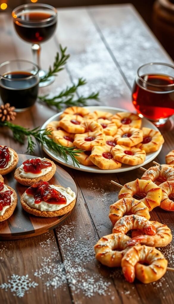 sweet and savory Christmas appetizers