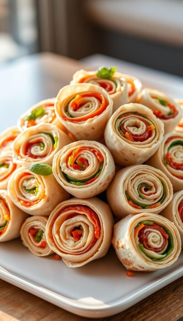 tortilla pinwheels presentation
