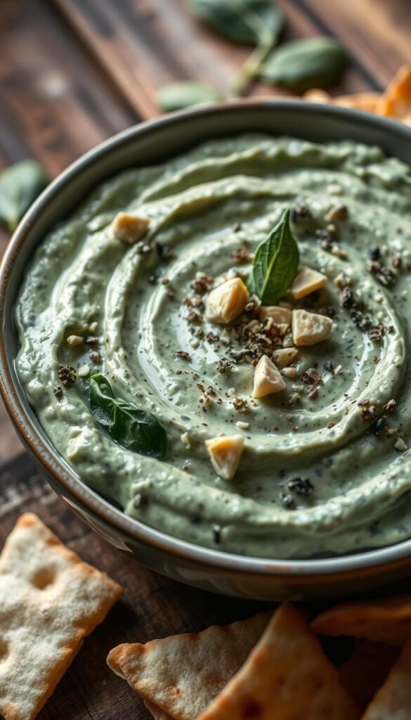 vegan spinach artichoke dip