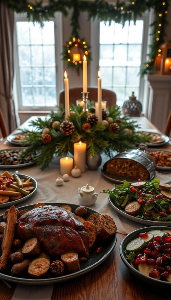 vegetarian Christmas dinner vegetarian Christmas dinner
