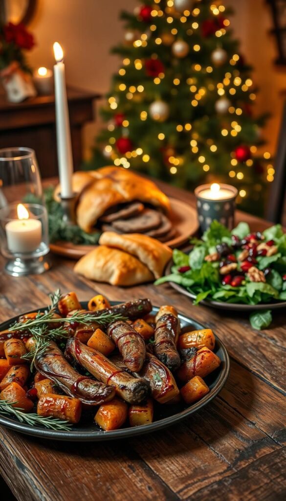 vegetarian Christmas dinner