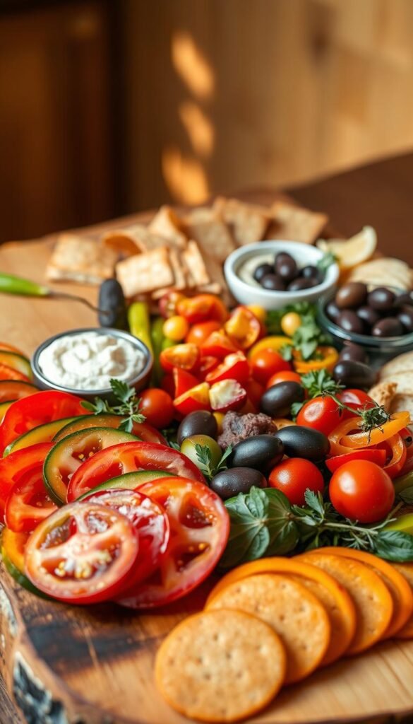 vegetarian charcuterie board