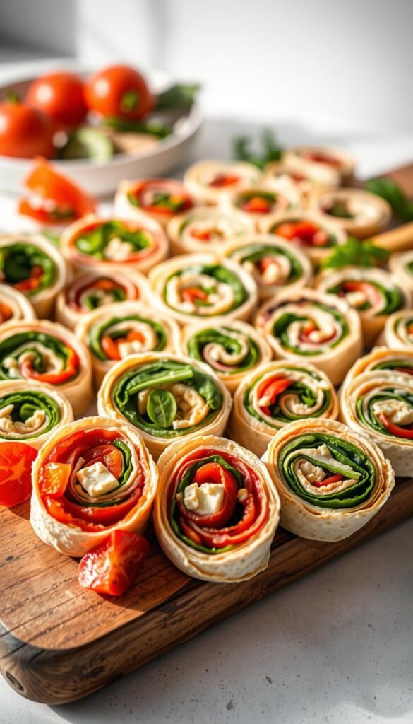 vegetarian pinwheel options