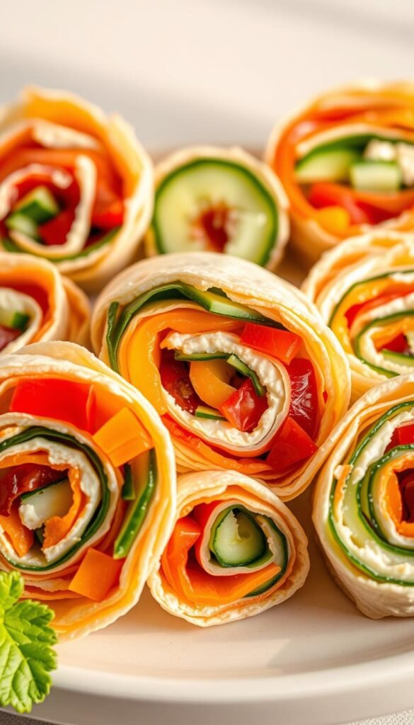 vegetarian pinwheels