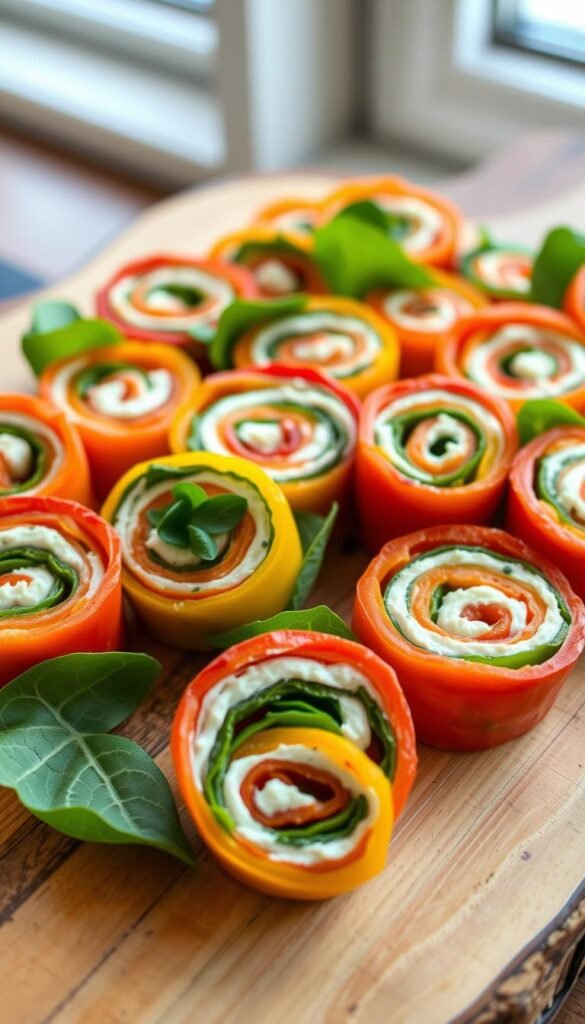 vegetarian pinwheels