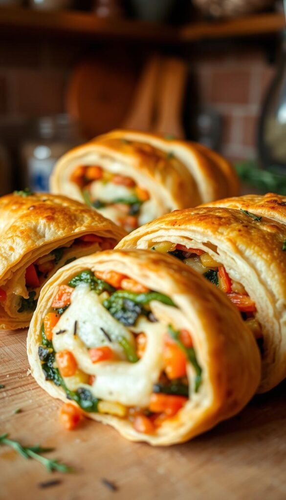vegetarian stromboli