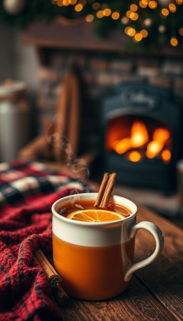 warm Christmas punch
