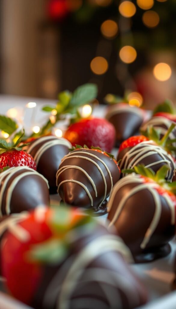 chocolate-covered strawberries