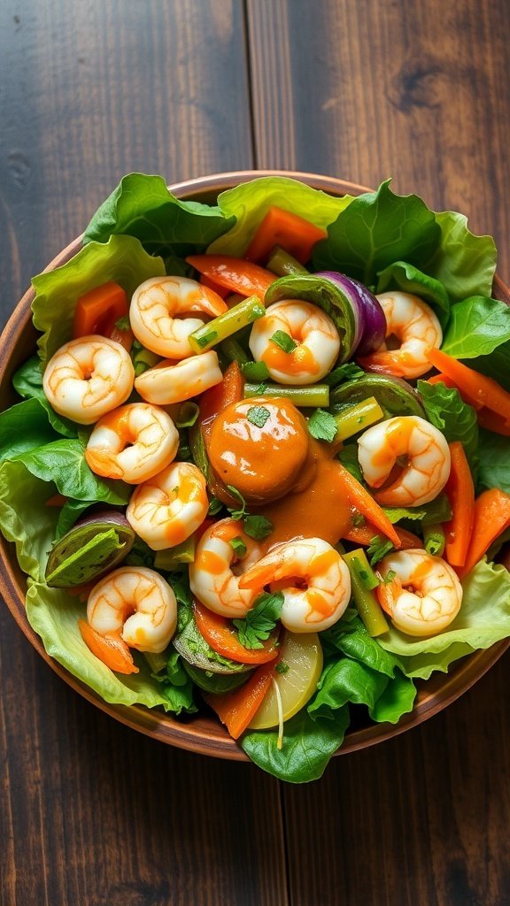 Delicious Ingredients for a Fresh Spring Roll Salad