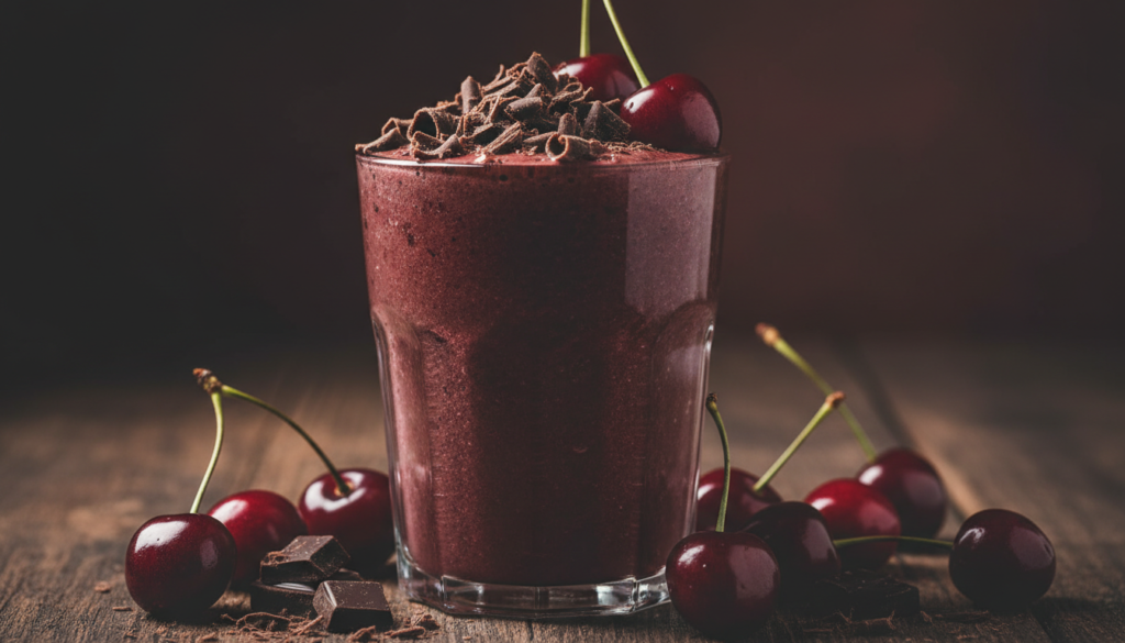 chocolate cherry smoothie