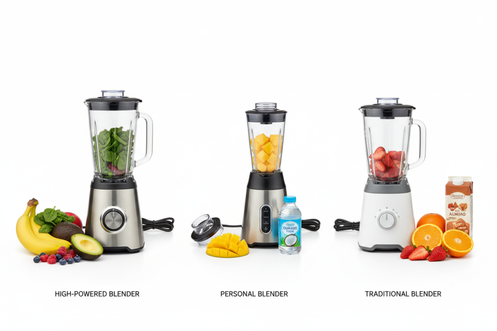 different types of blenders for smoothies