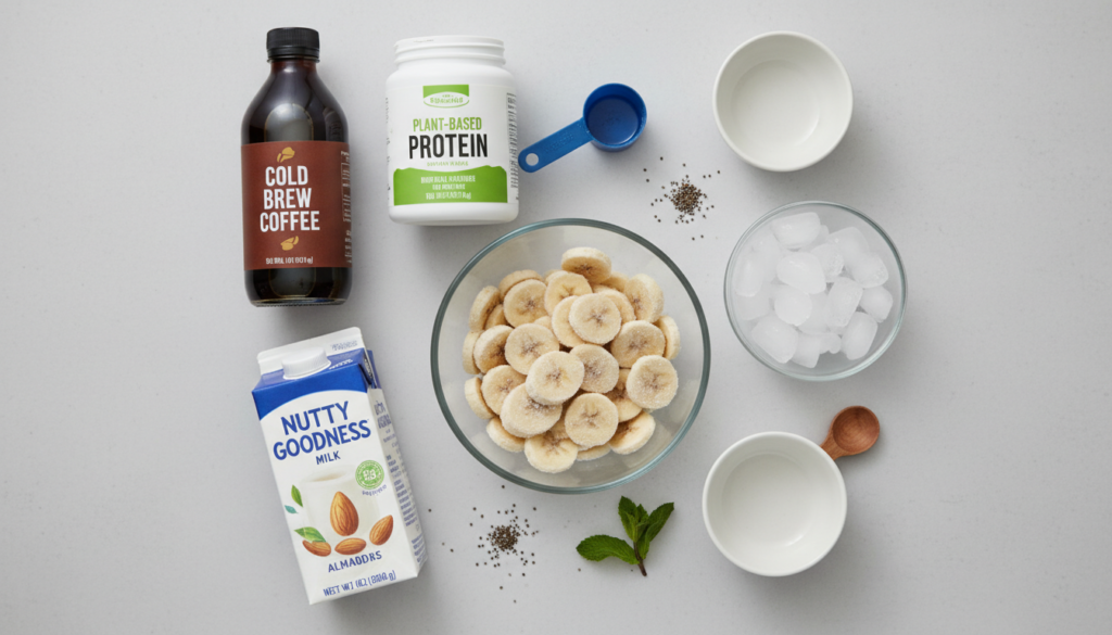 essential ingredients for making coffee protein smoothie recipes