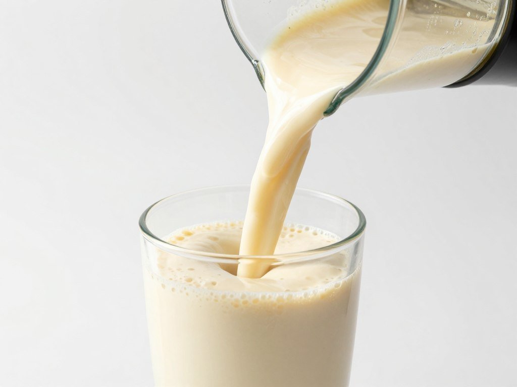 perfect smoothie texture being poured perfect smoothie texture being poured