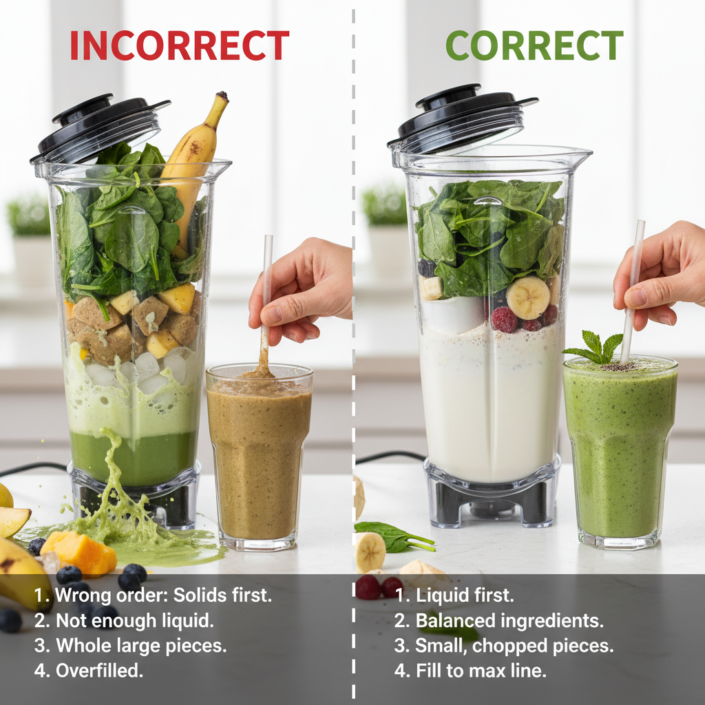 smoothie mistakes visual comparison