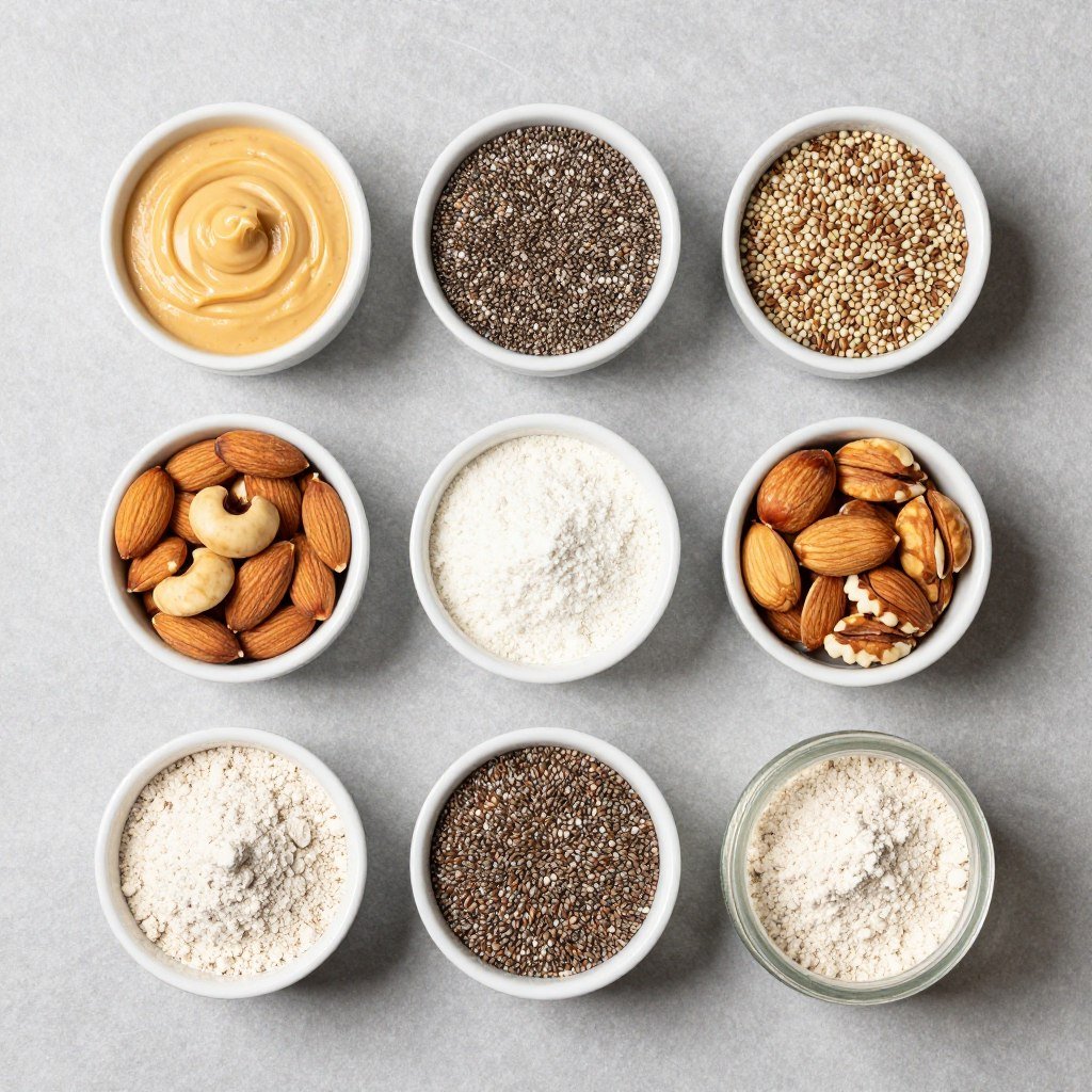 various protein sources for smoothies including nuts and seeds various protein sources for smoothies including nuts and seeds