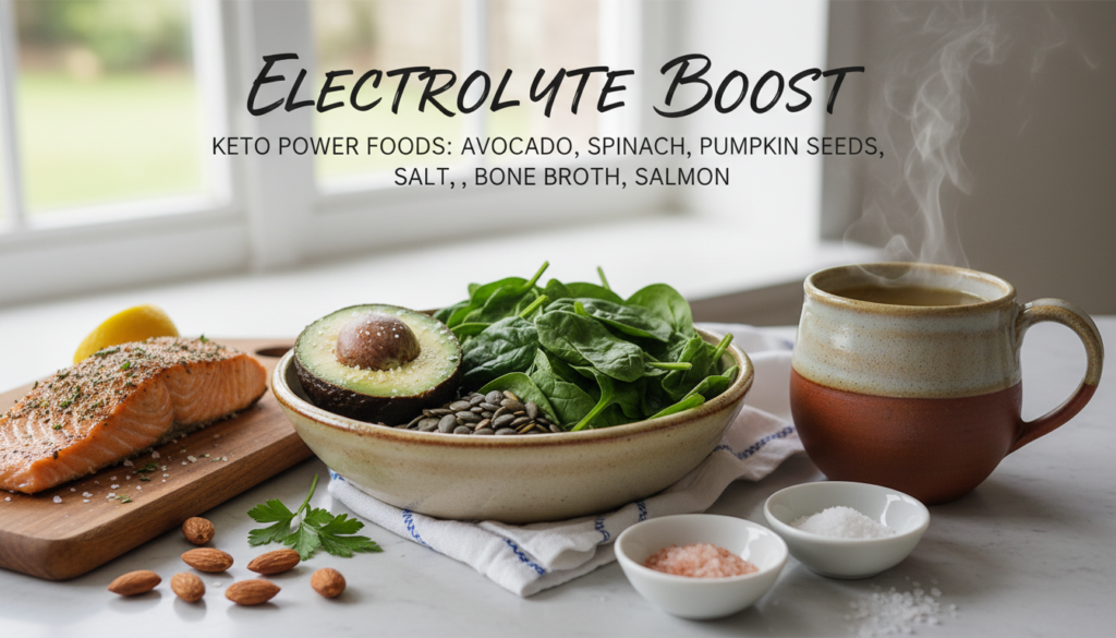Foods rich in electrolytes for keto diet