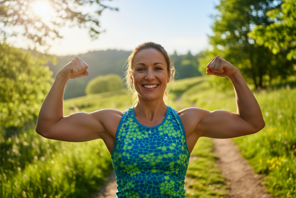 healthy person feeling energetic and vibrant on keto diet