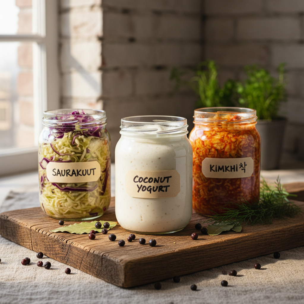 homemade fermented foods for breakfast