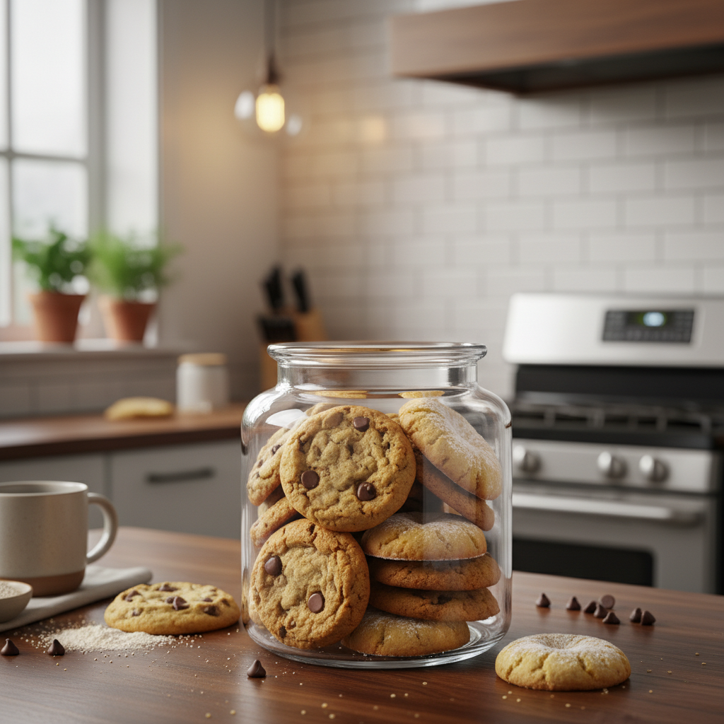 keto almond flour cookies in cookie jar keto almond flour cookies in cookie jar