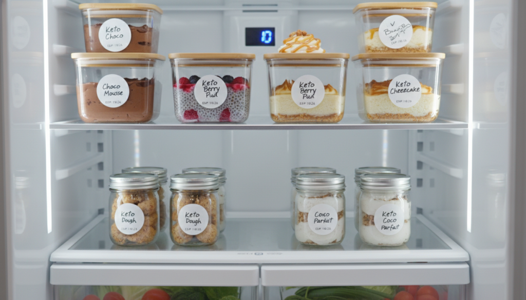 keto desserts in storage containers keto desserts in storage containers