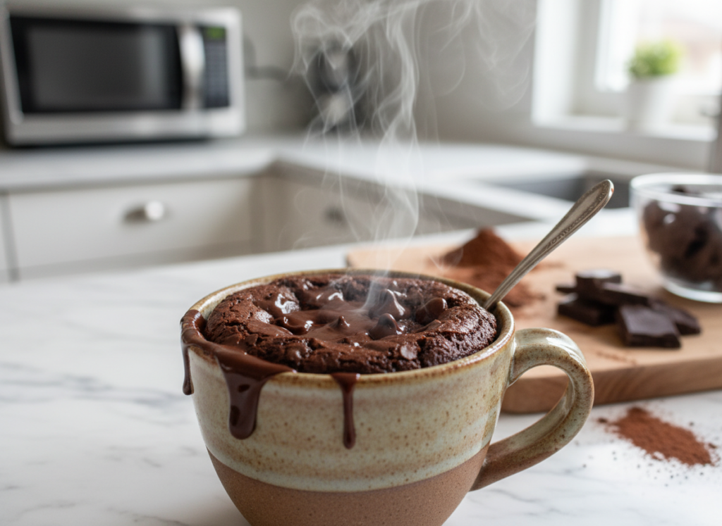 keto mug brownie fresh from microwave keto mug brownie fresh from microwave