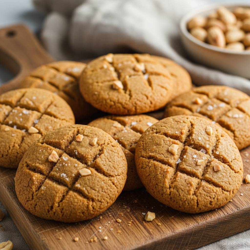 keto peanut butter cookies with fork marks keto peanut butter cookies with fork marks