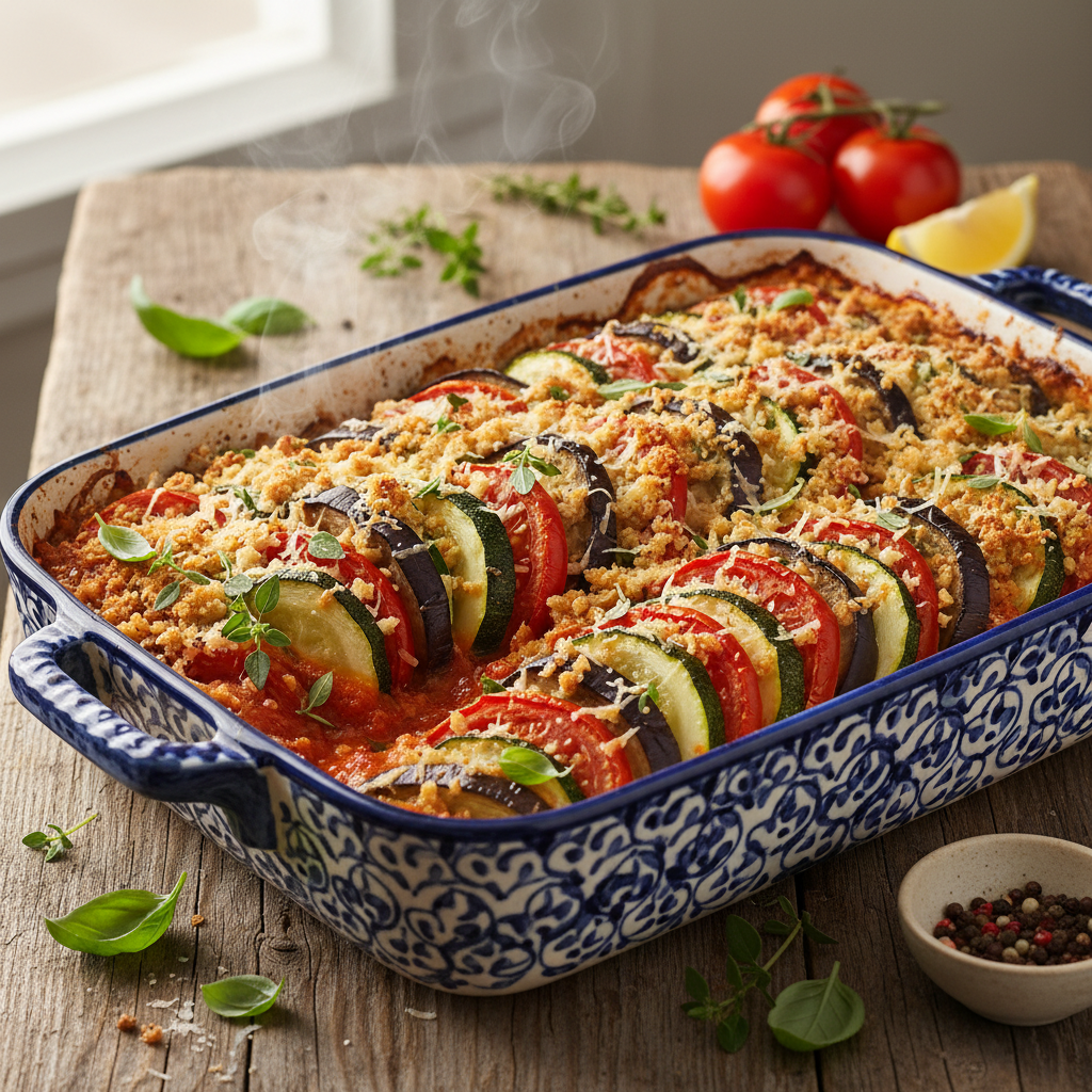 mediterranean vegetable bake mediterranean vegetable bake