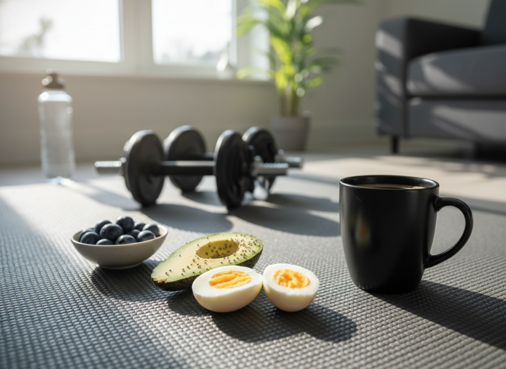 pre-workout keto breakfast with coffee