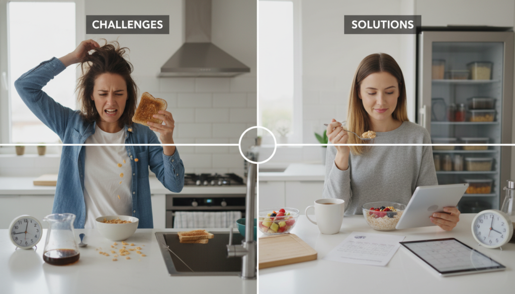problem-solving concept for keto breakfast