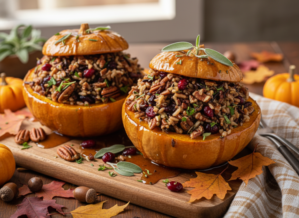 stuffed acorn squash stuffed acorn squash
