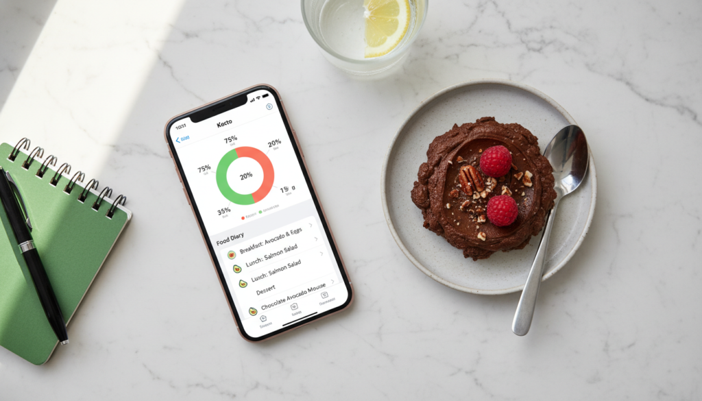 tracking macros in keto app