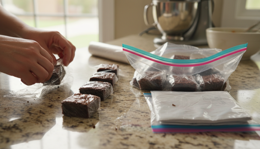 wrapping keto desserts for freezer storage