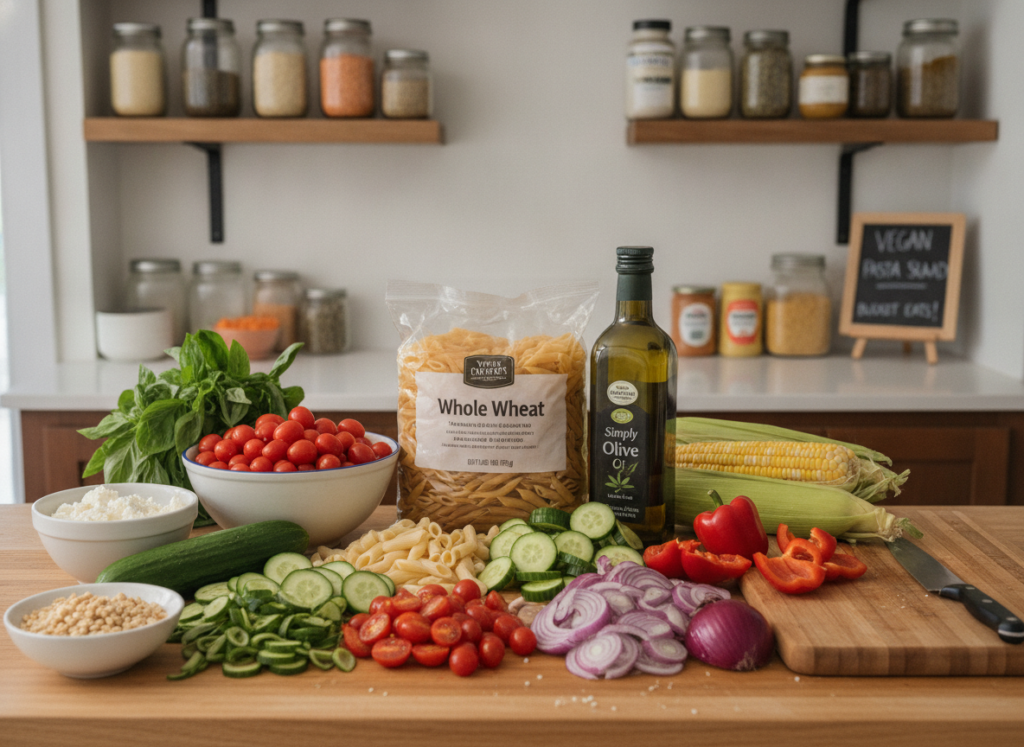 affordable pantry ingredients for vegan pasta salad affordable pantry ingredients for vegan pasta salad