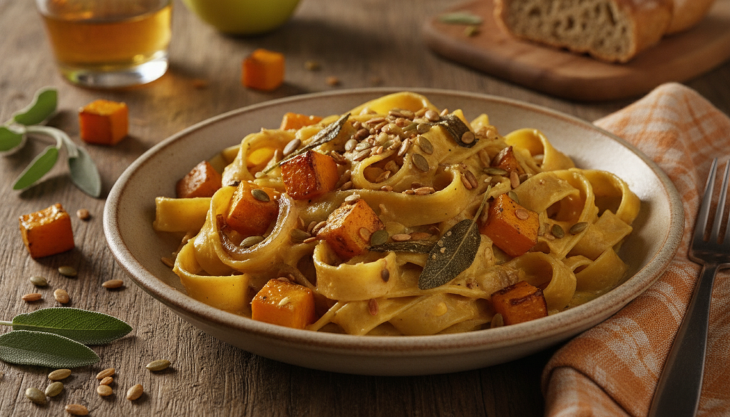 autumn butternut squash pasta autumn butternut squash pasta