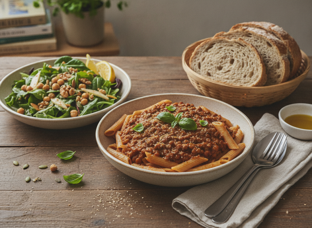 beginner-friendly vegan protein meal with familiar ingredients beginner-friendly vegan protein meal with familiar ingredients