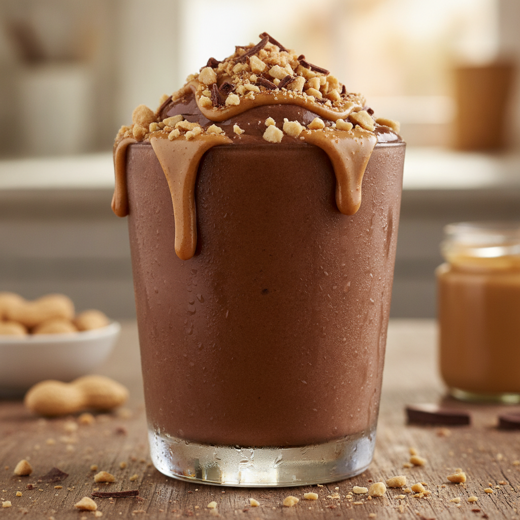 chocolate peanut butter smoothie chocolate peanut butter smoothie