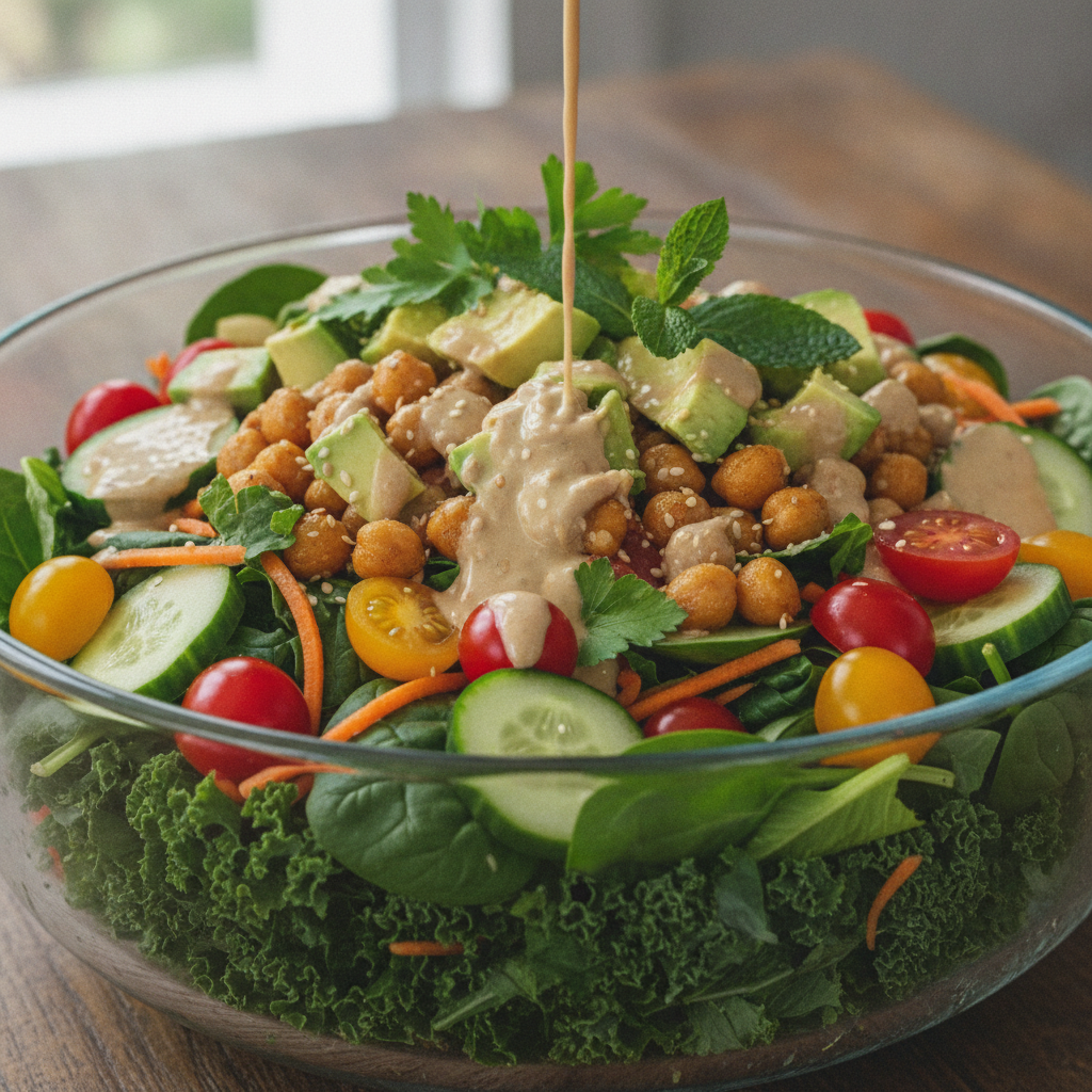 colorful mixed vegan salad bowl colorful mixed vegan salad bowl