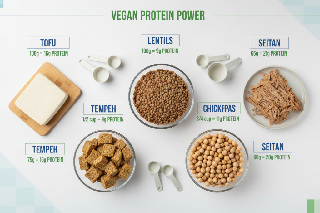 comparison chart of vegan protein sources comparison chart of vegan protein sources