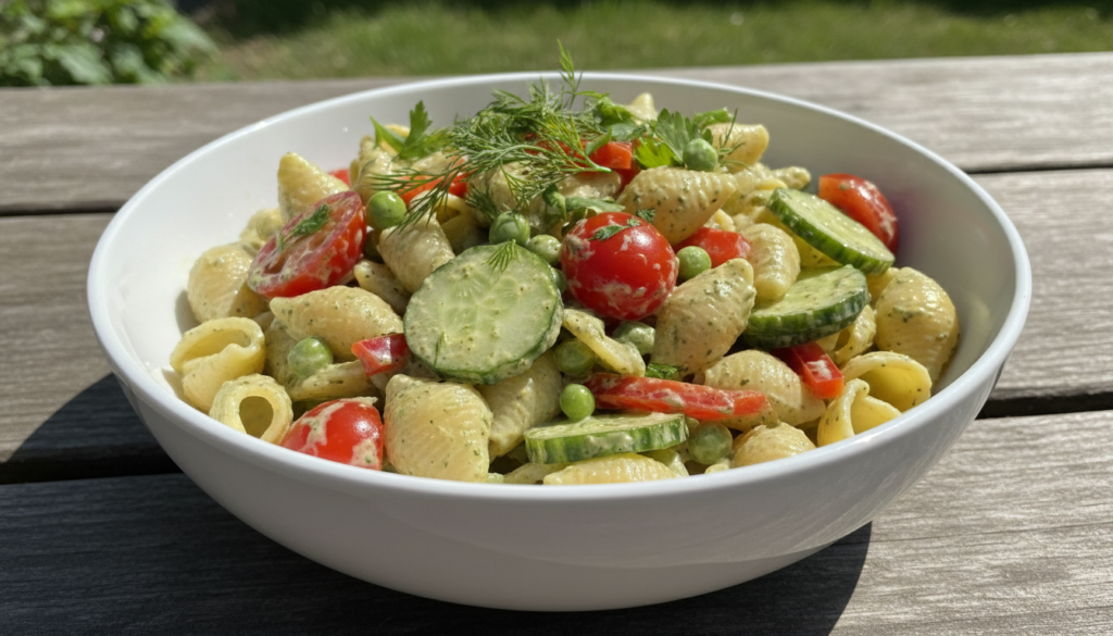 creamy vegan pasta salad with dill dressing creamy vegan pasta salad with dill dressing