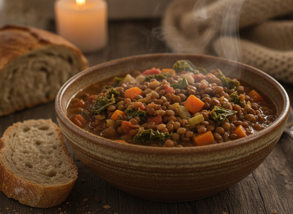 hearty lentil stew with vegetables hearty lentil stew with vegetables