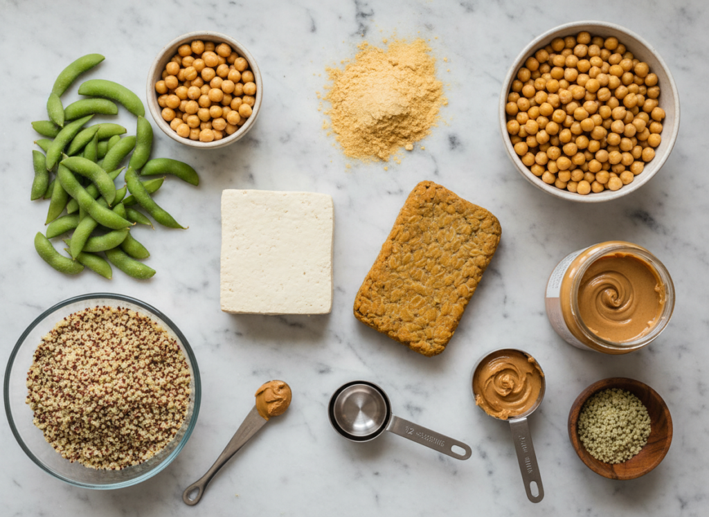 high protein vegan ingredients for wraps