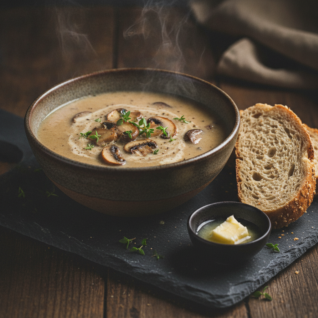 keto mushroom soup with cream