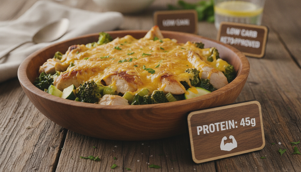 protein-rich keto chicken soup